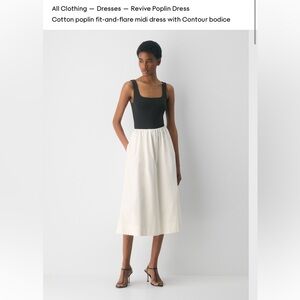 Babaton Cream Midi Skirt